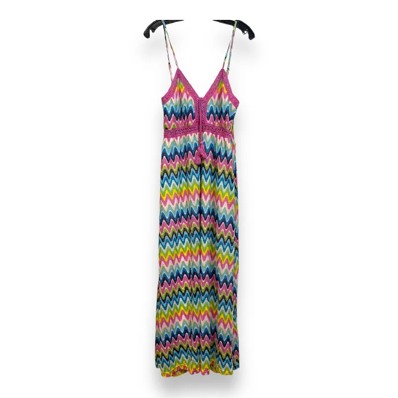 Women's Notched Collar DressesDress Casual Maxi By Davi & Dani In Multi-colored, Size: Xl