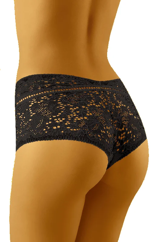 sheer lace bikini panties for a seductive lookLadies Corgeous Embroidered Floral Lace Shorts