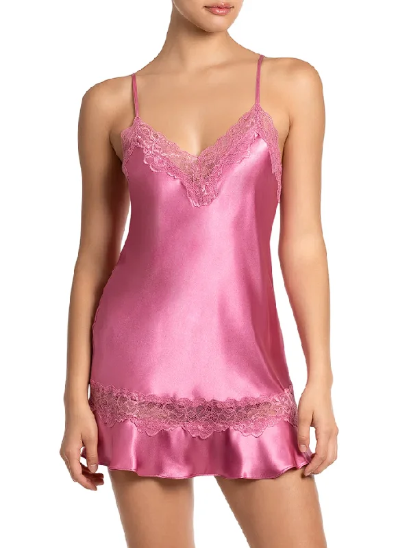 plus-size lace overlay nursing braJoelle Chemise - Cedar Rose