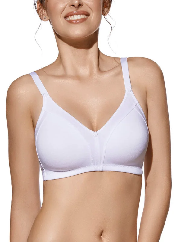 sleep bra for comfortSELENE Sujetador de algodón BLANCA Copa D