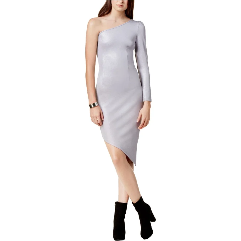 Women's U-Shaped Collar DressesGlam Womens Asymmetrical Bodycon Dress