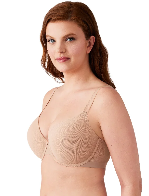 plus-size sports bra with mesh ventilationShape Revelation™ Shallow Top Underwire T-Shirt Bra