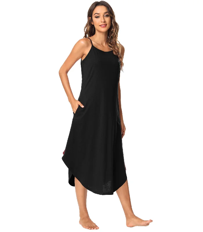 women's pajamas for ultimate relaxationWiWi Long Nightgowns for Women Sleeveless Night Dress