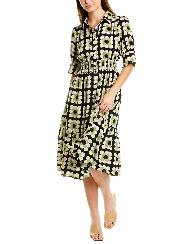 Women's Notched Collar DressesGracia Floral Shirtdress